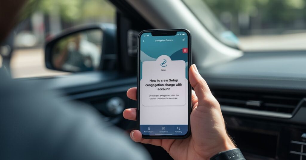 How to setup Congestion Charge Auto Pay account 2026